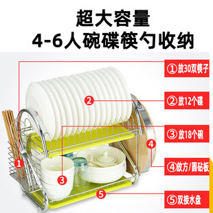 厨房用品家用大全小百货碗架凉放厨具置物架碗筷沥水架盘子收纳架