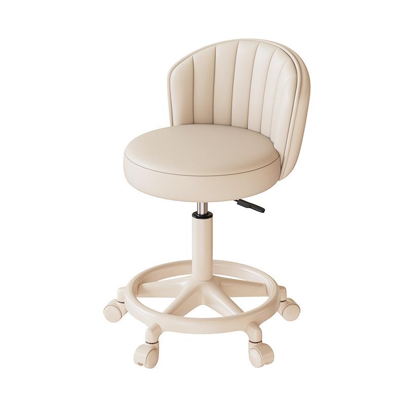 化凳奶油风椅女梳妆台子妆生卧室旋JBY005转衣帽间滑轮凳电脑椅美