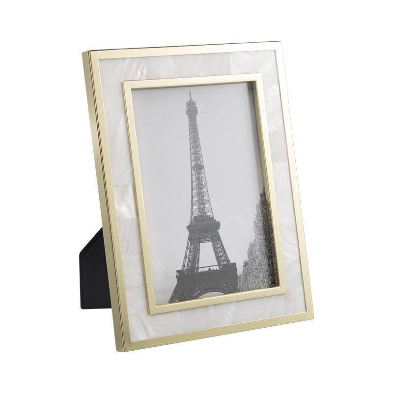 天然贝壳相框摆台家用桌面金属边框白色贝母画框厂家,家居饰品,DIY亲子装饰画,淘宝优惠券,粉丝福利购,淘宝优惠卷