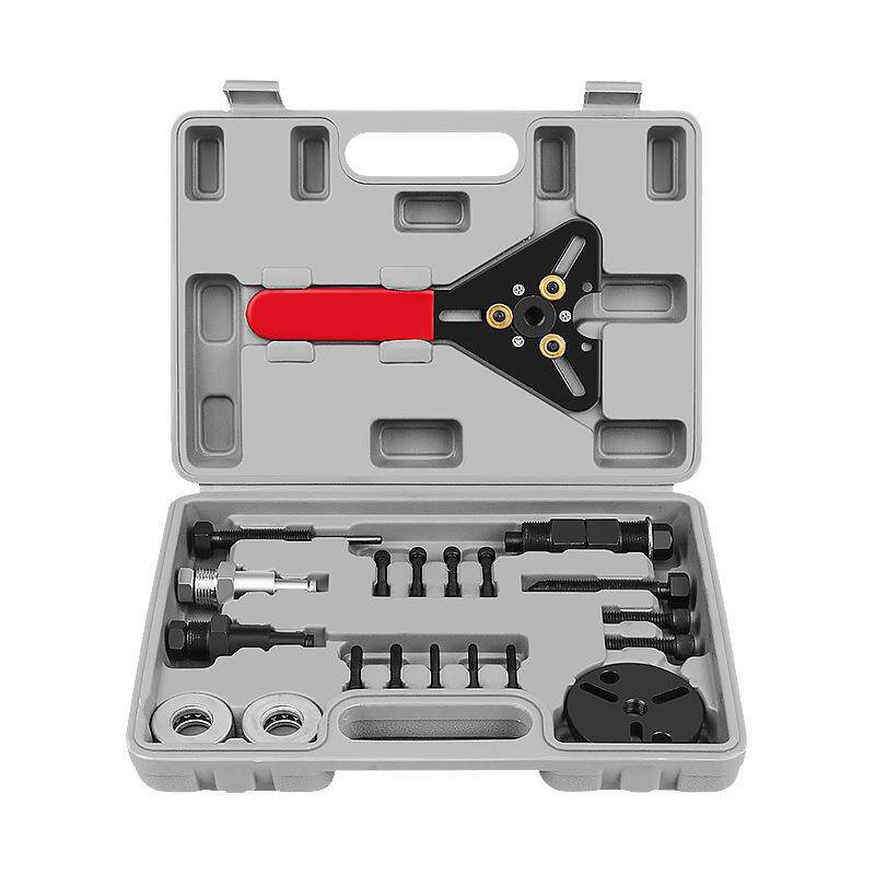 汽车空调维修工具压缩机空调离合器轴承拆装工具冷气泵头吸盘拉马