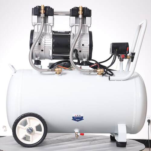 1800W-60L无油静音木工喷漆牙科充气泵220V小型空气压缩机