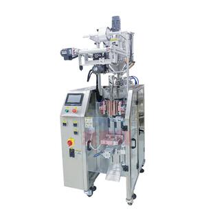 精华素面霜包装机全自动高速袋装化妆品小样灌装机洗头膏包装机