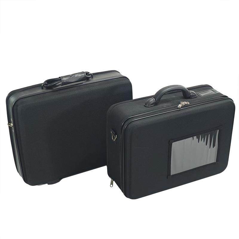 单双层电脑包大容量出差旅行李手提单肩整理箱硬壳立体收纳包