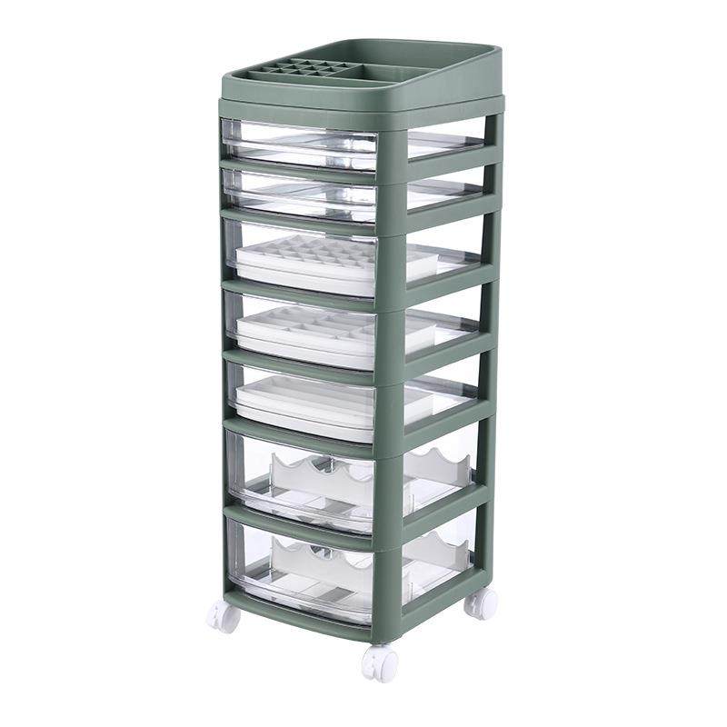 轻奢化妆品收纳柜落地口红面膜化妆刷收纳盒子护肤品抽屉式置物架,收纳整理,书桌收纳置物架,淘宝优惠券,粉丝福利购,淘宝优惠卷