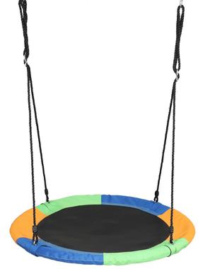 儿童秋千圆形100CM三色牛津布swing室内外吊床吊椅源头工厂现货