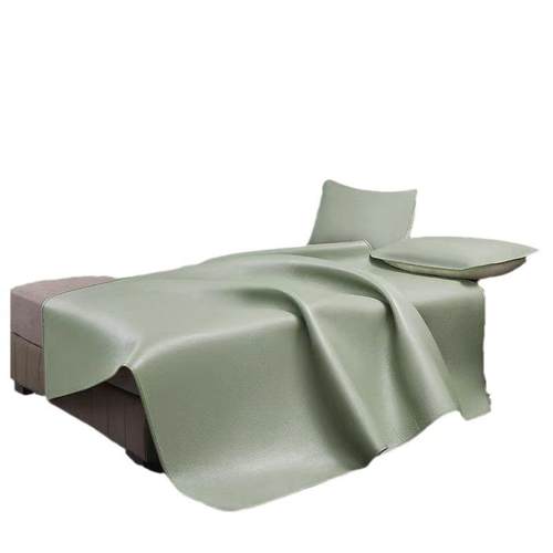 厂家牛皮席头层彩色牛皮席子特厚牛皮凉席三件套真牛皮床垫软席