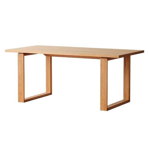 北欧樱桃木莫比恩餐桌椅组合长方形原木饭桌家用日式实木大板桌子