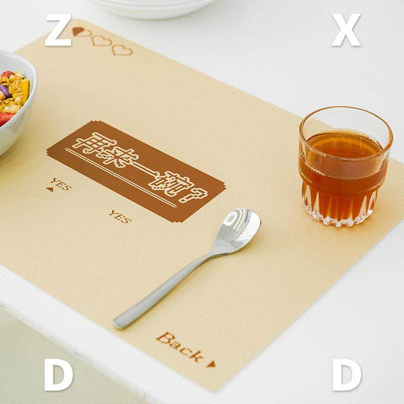 左咸敦道覆古游戏系列皮革餐垫防水免洗杯垫防滑茶几垫餐桌垫碗垫,居家布艺,餐垫,淘宝优惠券,粉丝福利购,淘宝优惠卷