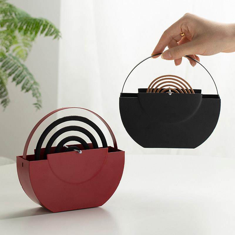 铁艺半圆蚊香架家用防烫蚊香盘托香薰炉手提便携可悬挂蚊香支架,收纳整理,蚊香收纳盘/盒/架,淘宝优惠券,粉丝福利购,淘宝优惠卷