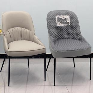 全包家用座椅套罩靠背坐凳子保护套高级 餐厅餐桌弧形椅子套罩新款
