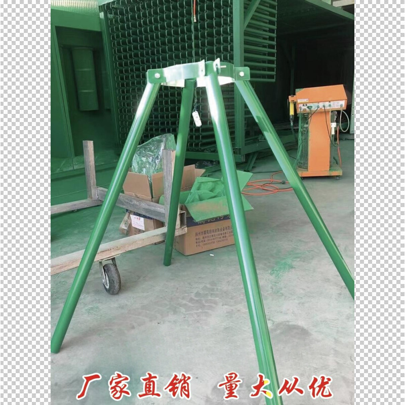 树木支撑架镀锌钢管绿化园艺支撑杆金属大杆防风固定器抱箍烤漆色