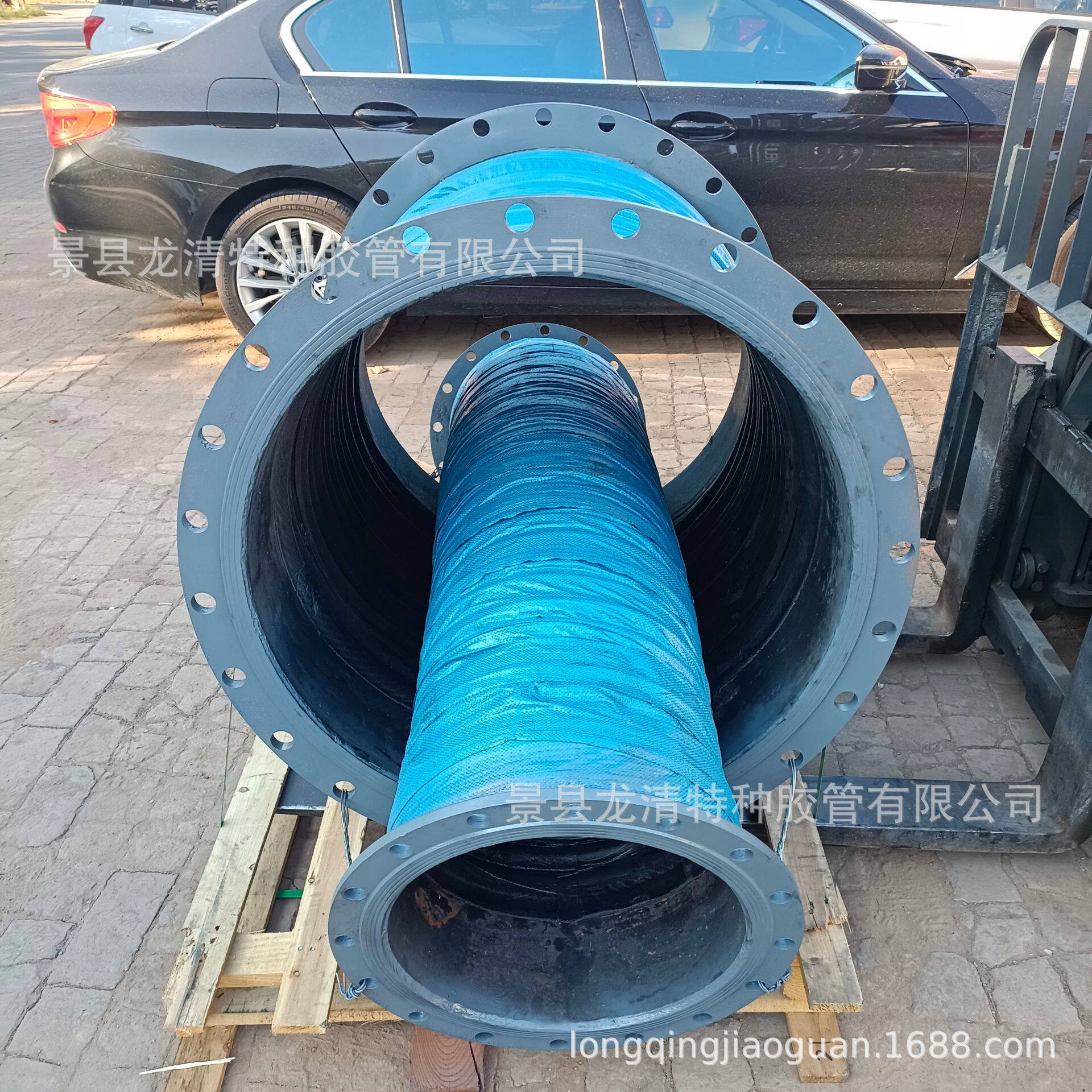 龙清大口径吸排管 大口径法兰吸水胶管 大口径吸排泥浆橡胶软管