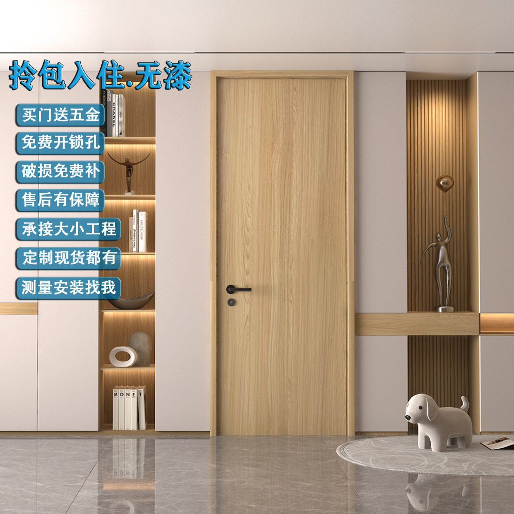 隔音门包静音门自建房房间门套装门安装家用卧室门新款室内门