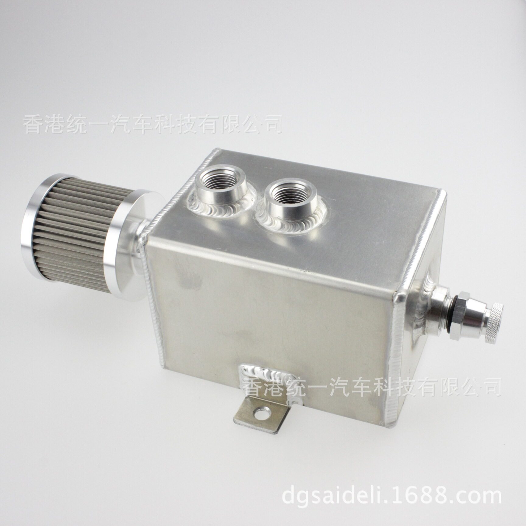 2L OIL CATCH TANK汽车改装2L铝合金副油箱改装车油壶汽车配件