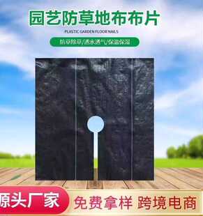 防草布单片开孔除草布透气果树地膜防晒老化遮盖草耐用地布