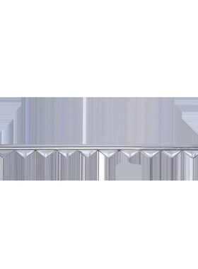 304不锈钢波浪线晾衣杆阳台固定式晾衣架32mm管波浪条防风晒衣架