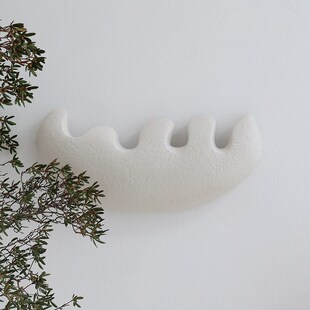 精选芥子家居中古侘寂风实物装饰挂件客厅玄关抽象挂画法式立体壁