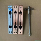 防盗门天地暗插销双开大门隐形不锈钢加长杆子母门巨龙精品插销锁