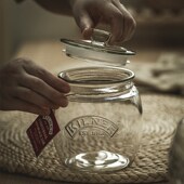 方糖罐kilner食品级无铅玻璃家用零食分装 咖啡豆保存收纳密封罐子