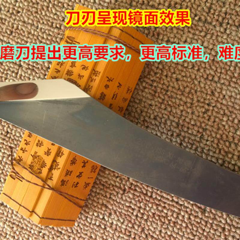 镜面单面开刃嫁接刀雕刻刀裁皮挖勺削刀横手刀手工皮革超m390硬度