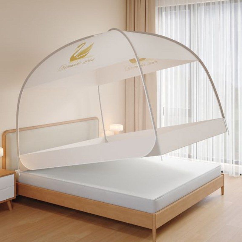 一米五床可折叠拆洗懒人免安装型蒙古包蚊帐无底款家用2025新款八