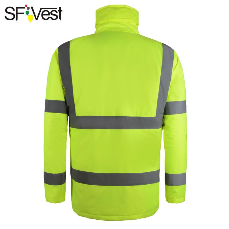 SFVest反光衣条棉衣环卫防寒劳保大棉服外套交通高速公路安全棉袄