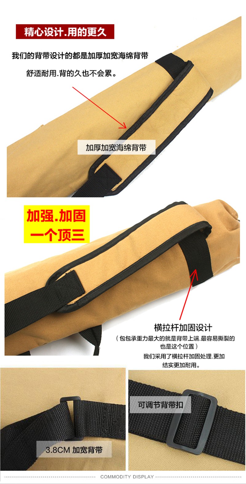 X展架包海报收纳袋易拉宝包袋门型展架袋子广告支架加厚帆布背包