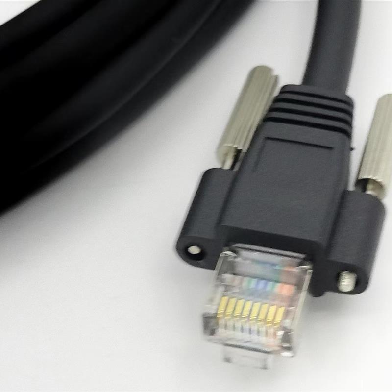 博视源瑞固三固迈兴光子云ZC模具监视器通用相机线RJ45直通5M网线