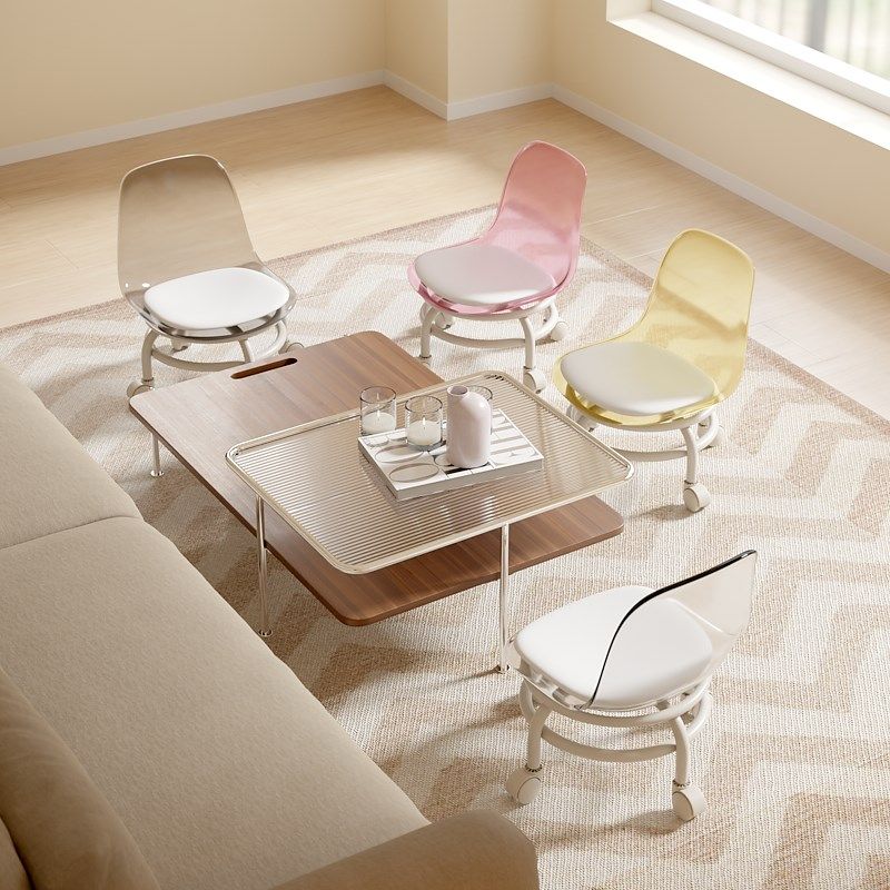 精选万向轮小凳子软座滑轮矮凳带娃儿童椅子靠背圆凳家用美缝修脚,住宅家具,万向轮凳,淘宝优惠券,粉丝福利购,淘宝优惠卷