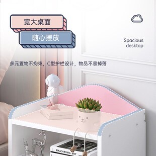 床头柜置物架儿童简约现r代卧室小型储物小柜子经济型简易床边收