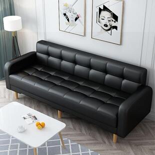 简约棉麻布艺沙发床两用可折叠小户型客厅轻奢简约现代科技布免洗