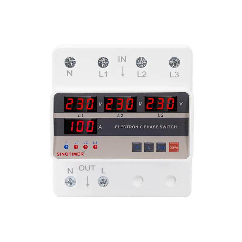 STVP-935S三相自动转换电子相位转换开关不间断过欠压缺相保护器