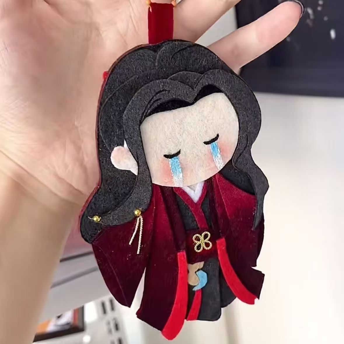 小红书同款代号鸢心纸君不织布刘辩同人周边不织布书包挂件装饰