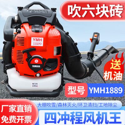 汽油吹风机背负式四冲程鼓风机吹灰尘环卫树叶工业用大功率吹雪机