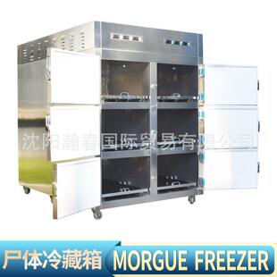 Body storage freezer现货存尸柜实验室标本冷冻六开门尸体冷藏箱