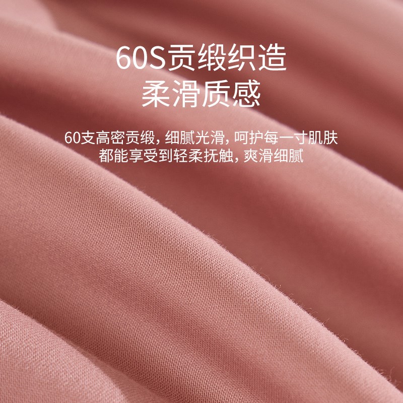 佳丽斯60支天丝棉磨毛四件套加厚保暖2024新款秋冬高级感床上用品