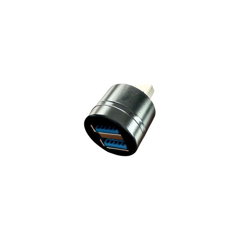 usb车载1分2转接头汽车用多接口行车记录仪一分二分线器hub集线器