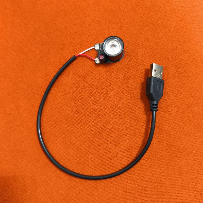 USB 5V红外补光灯980nm白无光监控补光灯单颗3W 3V摄像头补光灯珠