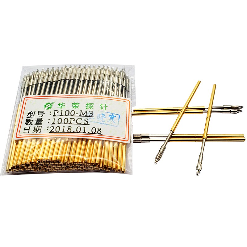 热卖 华荣探针P100-B1 A2 E H F D G J LM3 Q1 Q2测试针1.36顶针