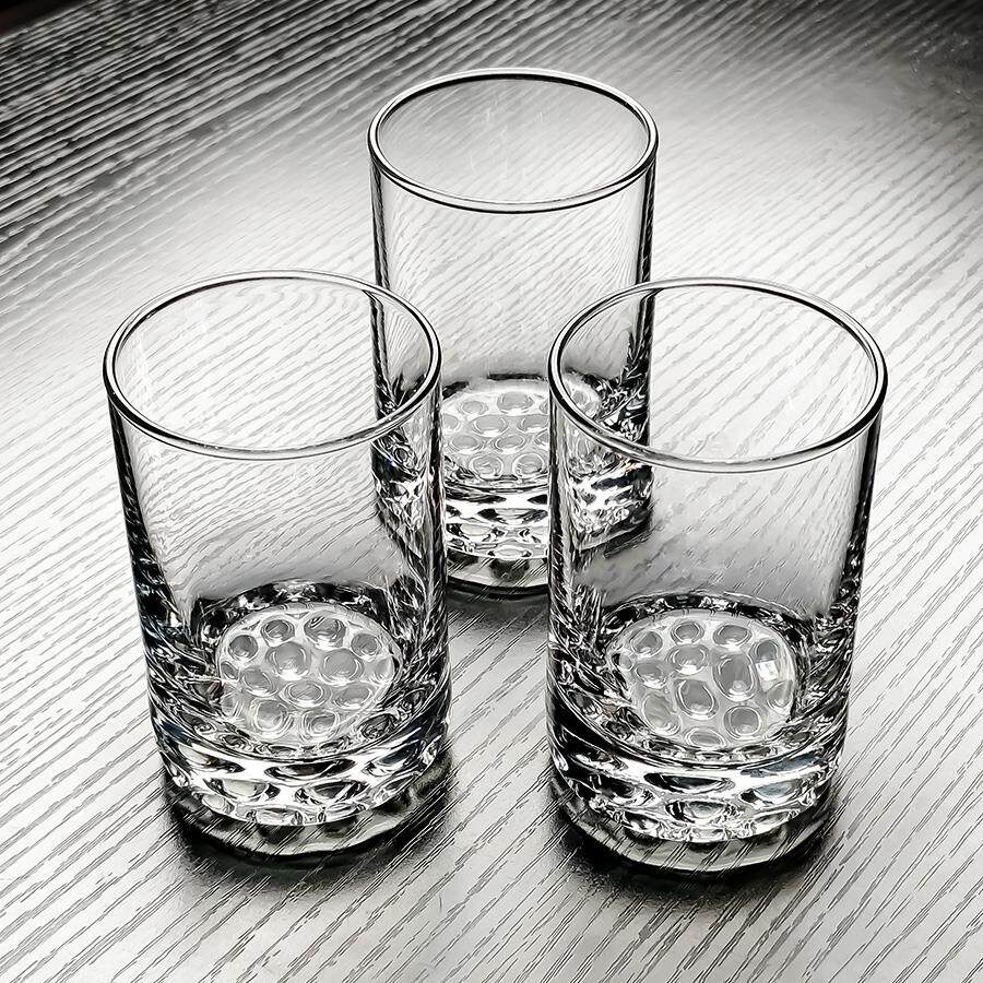 玻璃150ml毫升酒杯三两3两杯子啤酒白酒杯轻奢高档家用高级感水杯