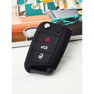 大众2019-2324款速腾新宝来18款朗逸plus探歌途探岳硅胶钥匙套 包