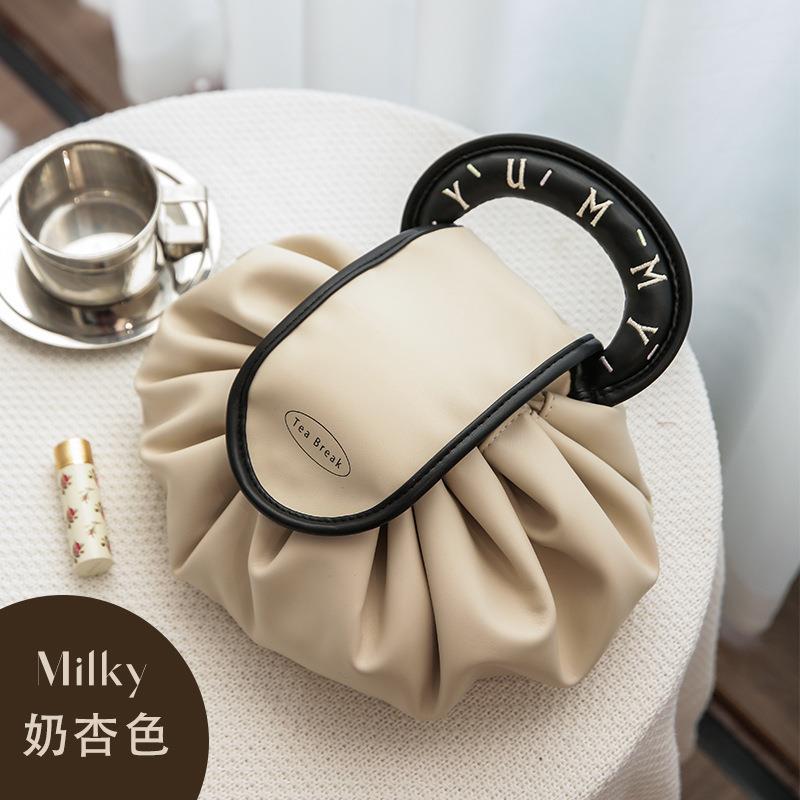 领券懒人抽绳化妆包女便携防水旅行洗漱包手提收纳袋88vip小商品