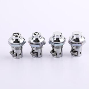 锌合金带钥匙按压锁机箱机柜按压锁小型撞击锁控制箱侧门锁