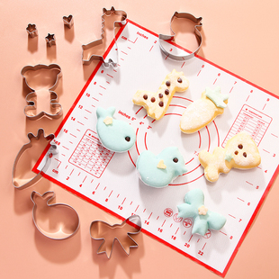 卡通馒头模具家用手工馒头模具蒸花样馒头的模具不锈钢饼干模套装