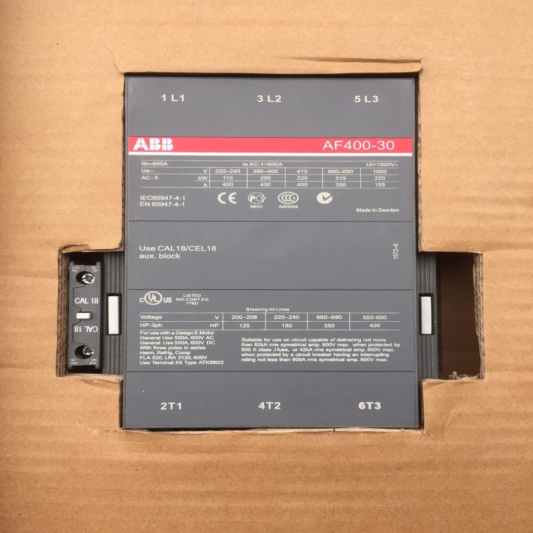 ABB接触器AF400-30-11(崽崽配件）