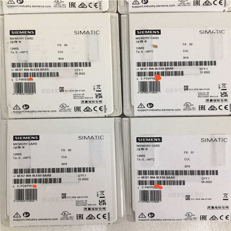 【顺庆】6ES7 954-8LE03-0AA0 西门子 存储卡 原装【议价】