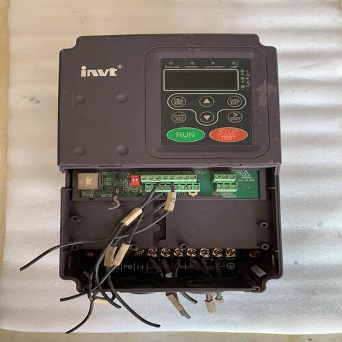 议~英威腾变频器一台CHF100A系列4kw重载缺上盖