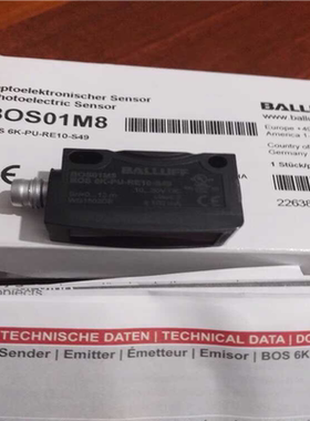 【顺庆】巴鲁夫BOS01M8,6K-PU-RE10-S49全新原装正【议价】