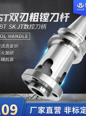 BT40BT50高精度BST大孔径镗刀柄精镗头双刃粗镗头BST镗刀柄CNC