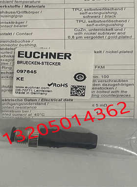 ABSCHLUSS-STECKER 097645 安士能EUCHNER插销钥匙 安全门锁把手~